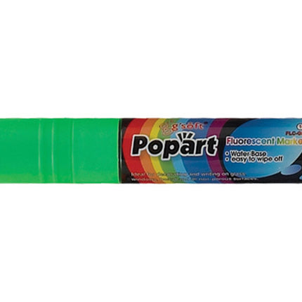 Winco MBPM-G Neon Green Deluxe Large Tip Dry Erase Marker