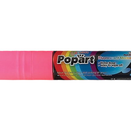 Winco MBPM-P Neon Pink Deluxe Large Tip Dry Erase Marker