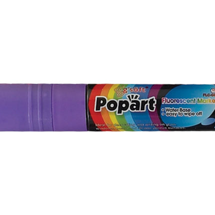 Winco MBPM-U Neon Purple Deluxe Large Tip Dry Erase Marker