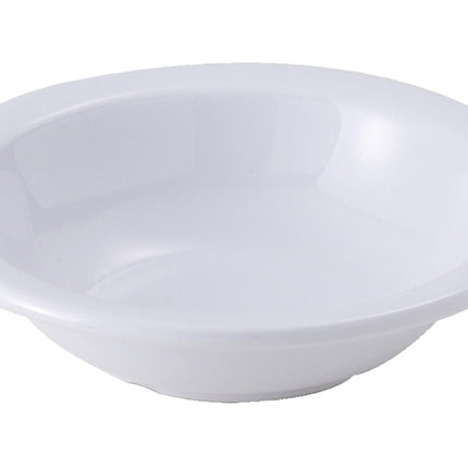 Winco MMB-10W 10 oz. White Melamine Grapefruit Bowls 12/Pack