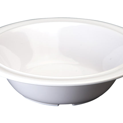 Winco MMB-12W 12 oz. White Melamine Soup/Cereal Bowls 12/Pack