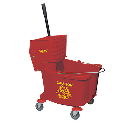 Winco MPB-36R Mop Bucket With Wringer 36 Qt.