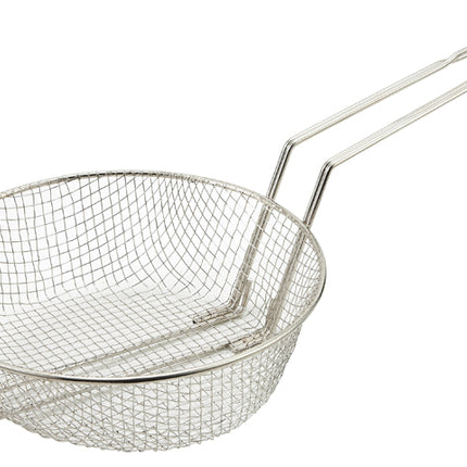 Winco MSB-12M 12" Round Medium Mesh Culinary Basket