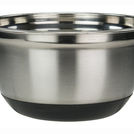 Winco MXRU-150 Heavyweight Stainless Steel Mixing Bowl With Bottom Grip/Non-Slip - 1.5 Qt.