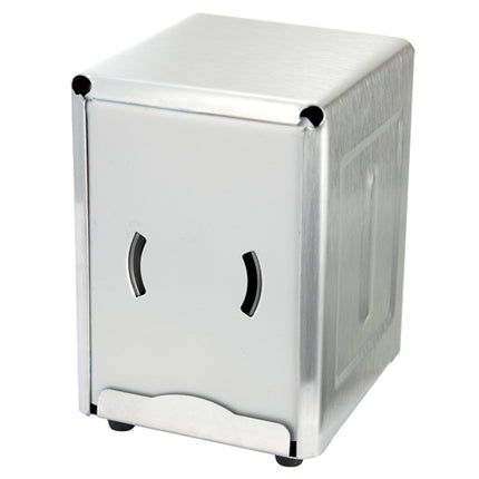 Winco NH-5 Stainless Steel Half-Size Countertop Napkin Dispenser