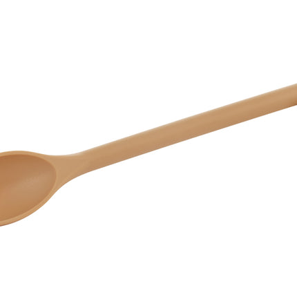 Winco NS-12T Tan Nylon 12" Solid Serving Spoon