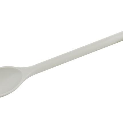Winco NS-12W Off White Nylon 12" Solid Serving Spoon