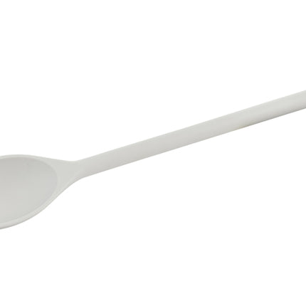 Winco NS-15W 15" Off-White Nylon Solid Serving Spoon