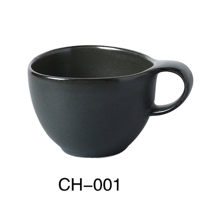 Yanco CH-001 Champs China 3 1/2" x 2 3/4" Coffee Cup 7 Oz