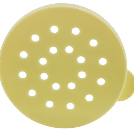 Winco PDG-YL 10 oz. Yellow Plastic Dredge Lid for Winco PDG-10 and PDG-10AC