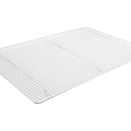 Winco PGW-1420 Two-Thirds Size Footed Chrome-Plated Steel Wire Cooling Rack/Pan Grate for Bun/Sheet Pan