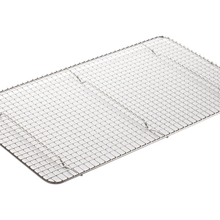 Winco PGWS-1018  Full Size Footed Stainless Steel Wire Cooling Rack/Pan Grate for Steam Table Food Pan