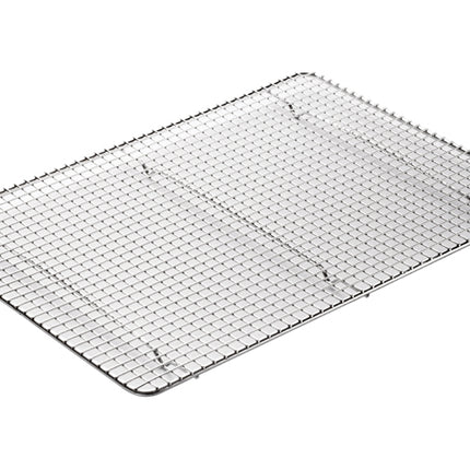 Winco PGWS-1216 Half Size Footed Stainless Steel Wire Cooling Rack/Pan Grate for Bun/Sheet Pan