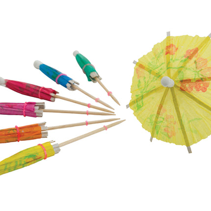 Winco PK-P4 3-15/16" Parasol Picks - 144/Bag