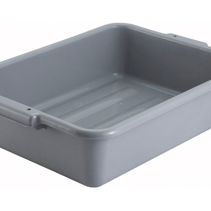 Winco PL-5G Gray Polypropylene Dish Box