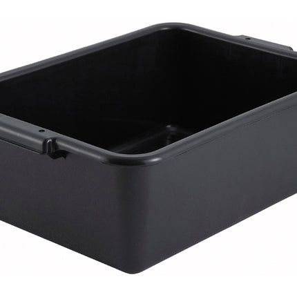 Winco PL-7K Black Polypropylene Dish Box