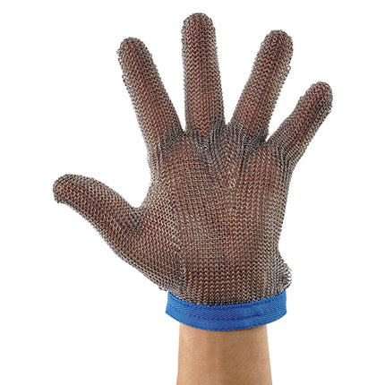 Winco PMG-1L Large Light Weight Stainless Steel Protective Mesh Gloves