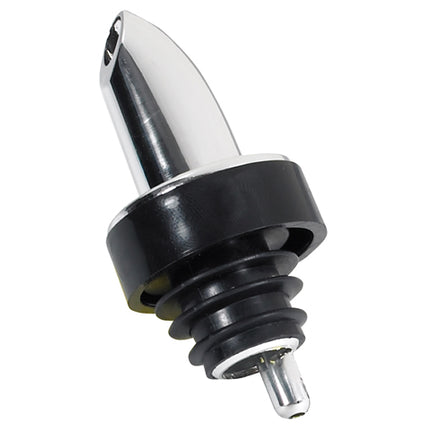 Winco PP-C Chrome Plated Free Flow Pourer with Black Collar