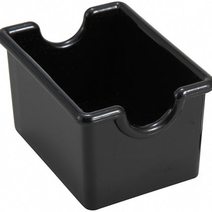 Winco PPH-1K Black Plastic Sugar Packet Holder - 12/Pack