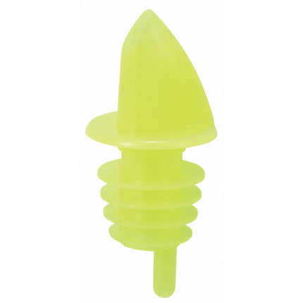 Winco PPR-2Y Yellow Plastic Free-Flow Pourer