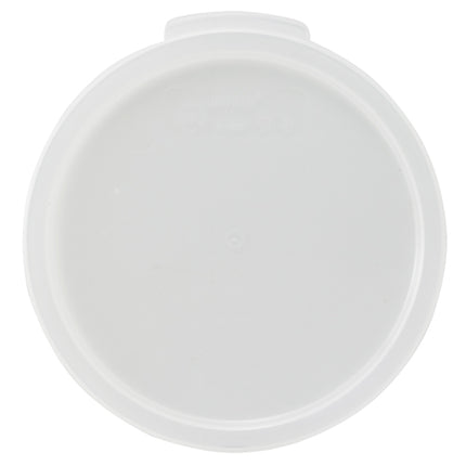 Winco PPRC-1222C 12, 18, and 22 Qt. White Food Storage Container Cover