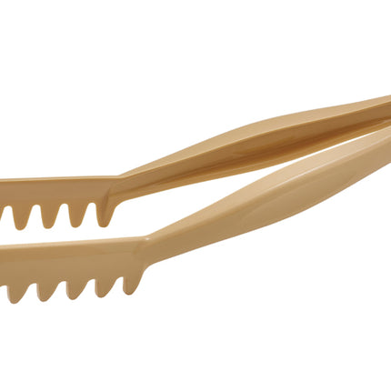 Winco PPT-11B Beige 11" Spaghetti Tong