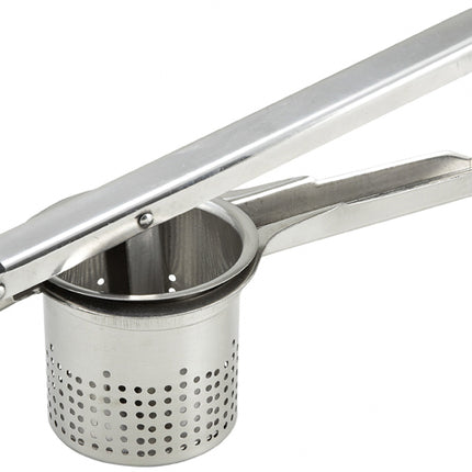 Winco PR-9 Round Stainless Steel Potato Ricer