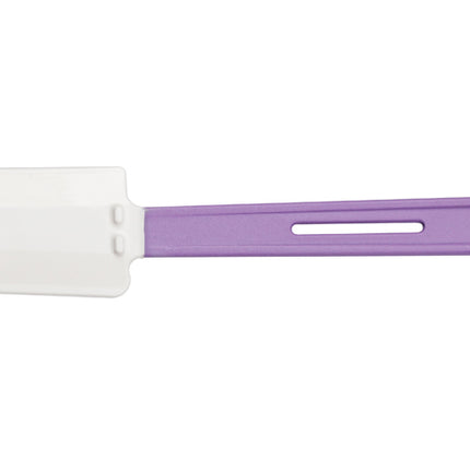 Winco PSH-10P 10.5" Allergen-Free Purple Silicone Heat Resistant Scraper