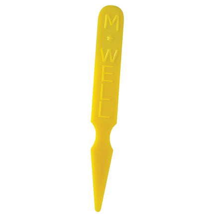 Winco PSM-MW Yellow Plastic Medium Well Steak Markers