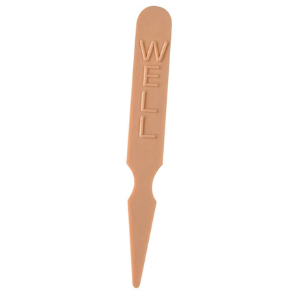 Winco PSM-W Tan Plastic Well Done Steak Markers