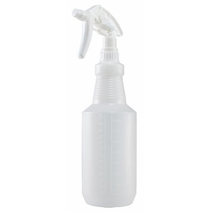 Winco PSR-9W 28 Oz. Plastic Spray Bottle