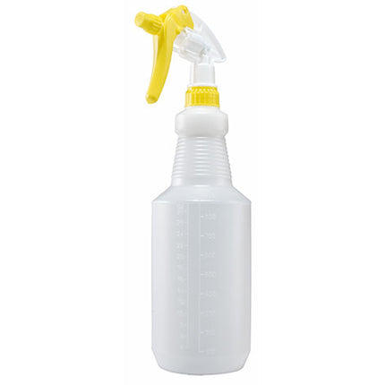 Winco PSR-9Y 28 Oz. Plastic Spray Bottle