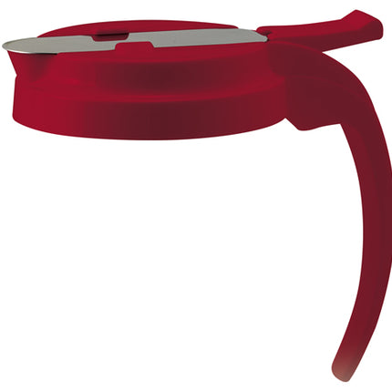 Winco PSUD-RLID Red Syrup Dispenser Lid