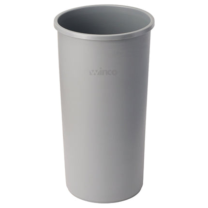 Winco PTCR-22G Round Trash Can - 22 Gallon