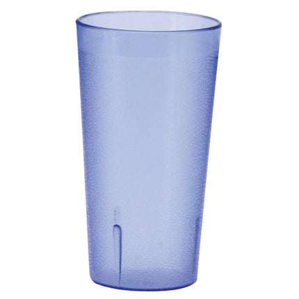 Winco PTP-05B 5 oz. Blue Pebbled Plastic Tumbler - 12/Pack