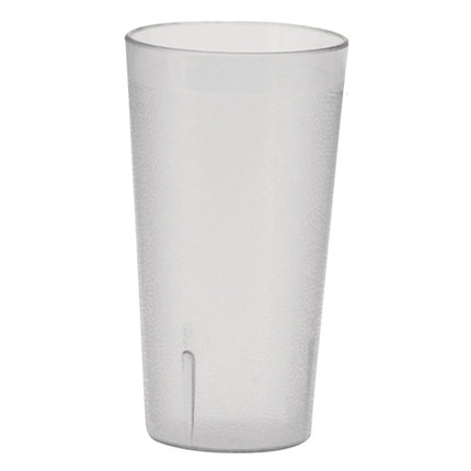 Winco PTP-05C 5 oz. Clear Pebbled Plastic Tumbler - 12/Pack