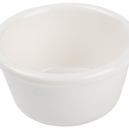 Winco RP-1W 1 1/2 Oz. White Melamine Ramekin - 12/Pack