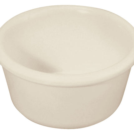 Winco RP-4B 4 Oz. Bone Melamine Ramekin - 12/Pack