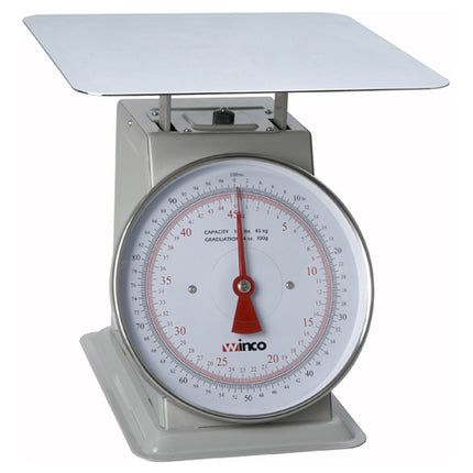 Winco SCAL-9100 9" Dial 100 lb. Portion Scale