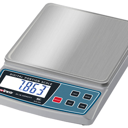 Winco SCAL-D22 22 lb. Digital Portion Control Scale