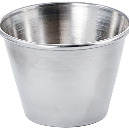 Winco SCP-25 2.5 oz. Stainless Steel Round Sauce Cup/Ramekin