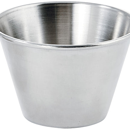 Winco SCP-40 4 oz. Stainless Steel Round Sauce Cup/Ramekin