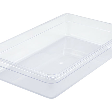 Winco SP7104 Poly-Ware 3 1/2" Deep Full Size Clear Polycarbonate Food Pan