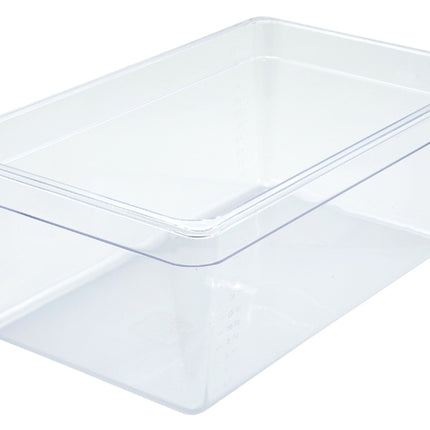 Winco SP7108 Poly-Ware 7 3/4" Deep Full Size Clear Polycarbonate Food Pan