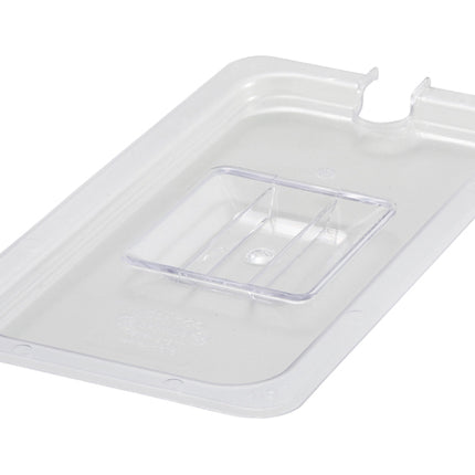 Winco SP7300C Poly-Ware 1/3 Size Slotted Polycarbonate Food Pan Cover