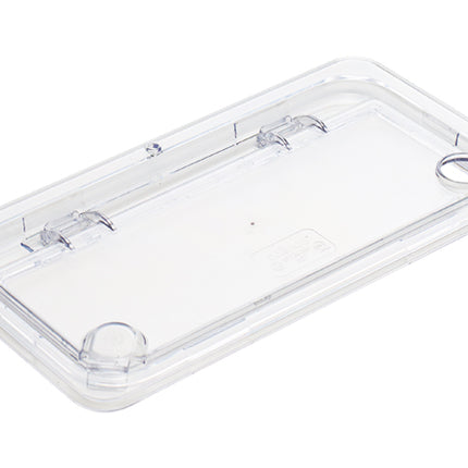 Winco SP7300H 1/3 Size Polycarbonate Hinged Food Pan Cover