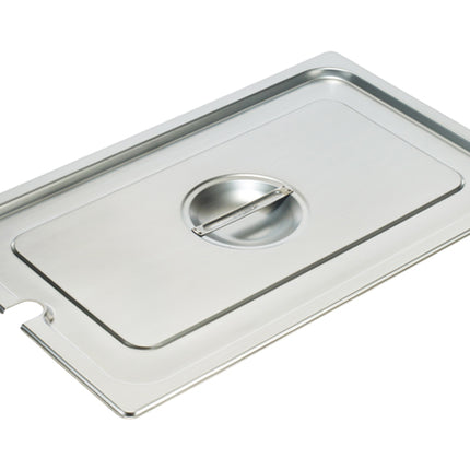 Winco SPCF Full Size Stainless Steel Slotted Steam Table Pan Cover