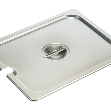 Winco SPCH Half Size Stainless Steel Slotted Steam Table Pan Cover