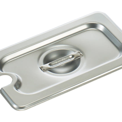 Winco SPCN Ninth Size Stainless Steel Slotted Steam Table Pan Cover