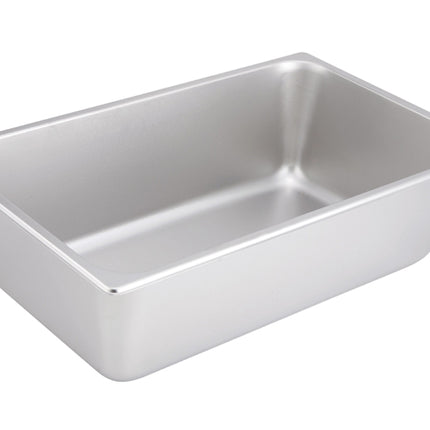 Winco SPF6 6" Full Size Standard Weight Stainless Steel Steam Table - 25 Gauge